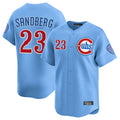 Arlishia C.Cubs #23 Ryne Sandberg Player Light Blue Limited Home Stitched Jerseys
