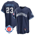 Arlishia C.Cubs #23 Ryne Sandberg Player Navy 150th Anniversary City Connect Home Game Stitched Jerseys