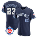 Arlishia C.Cubs #23 Ryne Sandberg Player Navy City Connect 150th Anniversary Limited Elite Home Stitched Jerseys