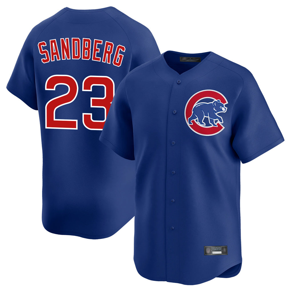 Arlishia C.Cubs #23 Ryne Sandberg Player Royal Limited Home Stitched Jerseys