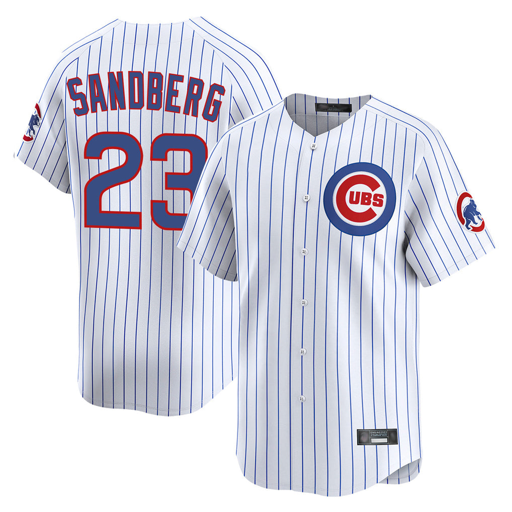 Arlishia C.Cubs #23 Ryne Sandberg Player White Limited Home Game Stitched Jerseys