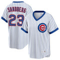 Arlishia C.Cubs #23 Ryne Sandberg Player White T-shirt Cooperstown Collection Limited Stitched Jerseys