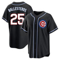 Arlishia C.Cubs #25 Mois¨¦s Ballesteros Player Black Fashion Out Game Stitched Jerseys