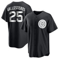 Arlishia C.Cubs #25 Mois¨¦s Ballesteros Player Black Game Stitched Jerseys