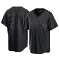 Arlishia C.Cubs #25 Mois¨¦s Ballesteros Player Black T-shirt Home Game Stitched Jerseys