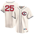Arlishia C.Cubs #25 Mois¨¦s Ballesteros Player Cream Field of Dreams Limited Home Game Stitched Jerseys