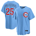 Arlishia C.Cubs #25 Mois¨¦s Ballesteros Player Light Blue Home Game Stitched Jerseys