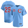 Arlishia C.Cubs #25 Mois¨¦s Ballesteros Player Light Blue Limited Home Stitched Jerseys