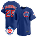 Arlishia C.Cubs #25 Mois¨¦s Ballesteros Player Royal 150th Anniversary Limited Home Stitched Jerseys