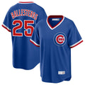 Arlishia C.Cubs #25 Mois¨¦s Ballesteros Player Royal T-shirt Cooperstown Collection Limited Stitched Jerseys