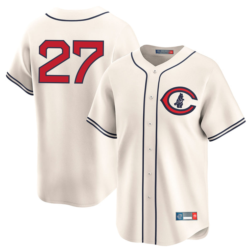 Arlishia C.Cubs #27 Seiya Suzuki Player Cream Field of Dreams Limited Home Game Stitched Jerseys