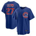 Arlishia C.Cubs #27 Seiya Suzuki Player Royal Home Game Stitched Jerseys