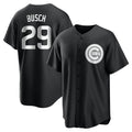 Arlishia C.Cubs #29 Michael Busch Player Black Game Stitched Jerseys