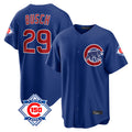 Arlishia C.Cubs #29 Michael Busch Player Royal 150th Anniversary Home Game Stitched Jerseys
