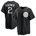Arlishia C.Cubs #2 Nico Hoerner Player Black Game Stitched Jerseys