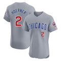 Arlishia C.Cubs #2 Nico Hoerner Player Gray Road Limited Elite Home Stitched Jerseys