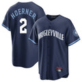 Arlishia C.Cubs #2 Nico Hoerner Player Navy City Connect Home Game Stitched Jerseys