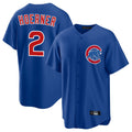 Arlishia C.Cubs #2 Nico Hoerner Player Royal Home Game Stitched Jerseys