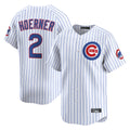 Arlishia C.Cubs #2 Nico Hoerner Player White Limited Home Game Stitched Jerseys