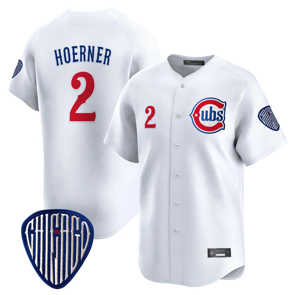 Arlishia C.Cubs #2 Nico Hoerner Player White Vapor Premier Limited Home Stitched Jerseys