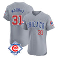 Arlishia C.Cubs #31 Greg Maddux Player Gray Road 150th Anniversary Limited Elite Home Stitched Jerseys