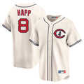 Arlishia C.Cubs #8 Ian Happ Player Cream Field of Dreams Limited Home Game Stitched Jerseys