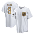 Arlishia C.Cubs #8 Ian Happ Player Gold All-Star Game Home Stitched Jerseys