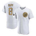 Arlishia C.Cubs #8 Ian Happ Player Gold All-Star Limited Elite Home Game Stitched Jerseys