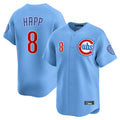 Arlishia C.Cubs #8 Ian Happ Player Light Blue Limited Home Stitched Jerseys