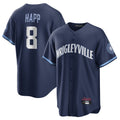 Arlishia C.Cubs #8 Ian Happ Player Navy City Connect Home Game Stitched Jerseys