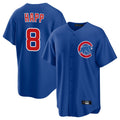 Arlishia C.Cubs #8 Ian Happ Player Royal Home Game Stitched Jerseys