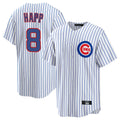 Arlishia C.Cubs #8 Ian Happ Player White Game Home Stitched Jerseys