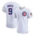 Arlishia C.Cubs #9 Miguel Amaya Player White Limited Elite Home Game Stitched Jerseys