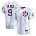 Arlishia C.Cubs #9 Miguel Amaya Player White Limited Home Game Stitched Jerseys
