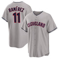 Arlishia C.Guardians #11 Jose Ramirez Player Gray Game Home Stitched Jerseys