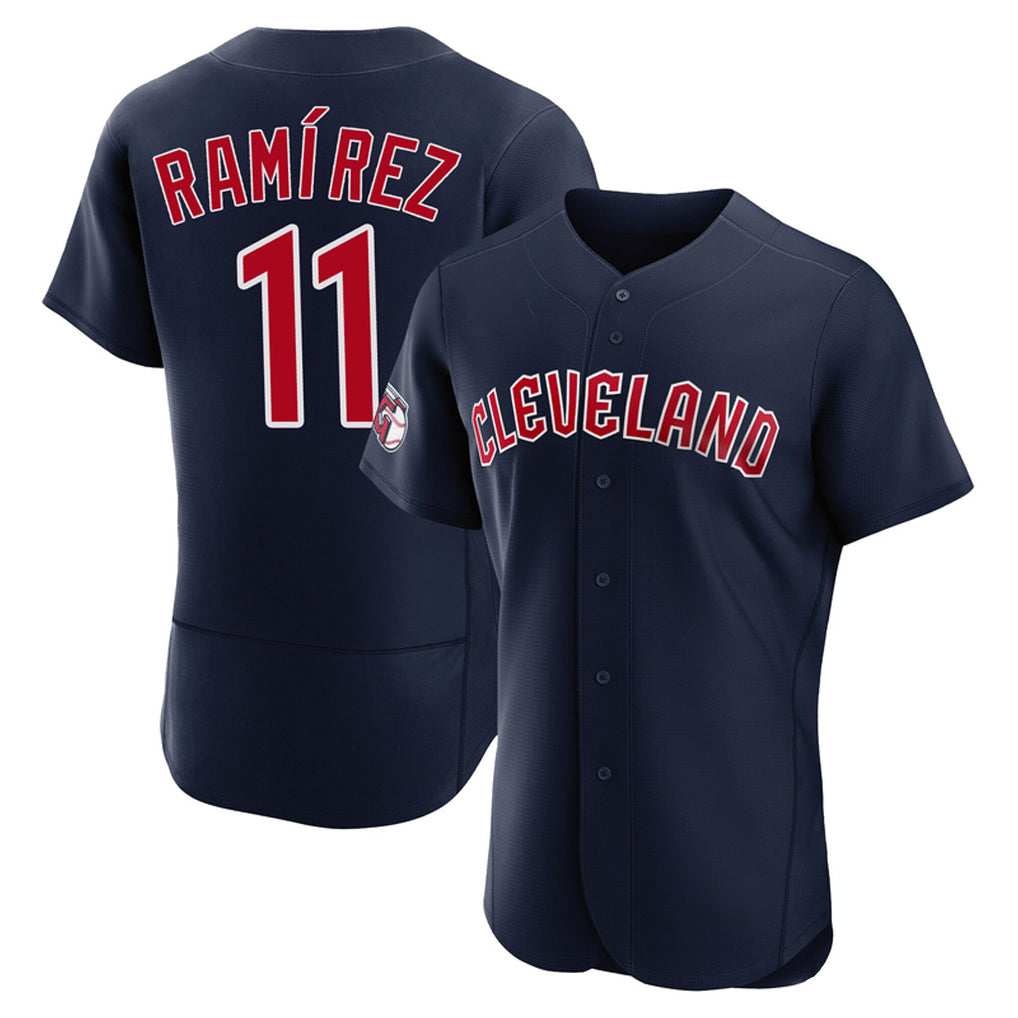 Arlishia C.Guardians #11 Jose Ramirez Player Navy Limited Elite Home Stitched Jerseys
