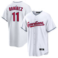 Arlishia C.Guardians #11 Jose Ramirez Player White Home Game Stitched Jerseys