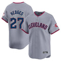 Arlishia C.Guardians #27 Austin Hedges Player Gray Road Limited Home Game Stitched Jerseys