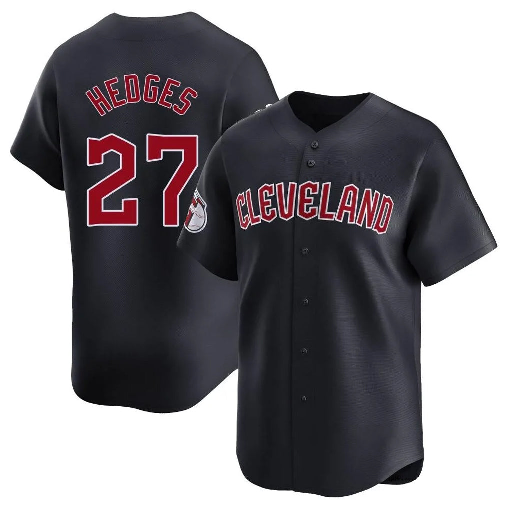 Arlishia C.Guardians #27 Austin Hedges Player Navy Limited Home Game Stitched Jerseys