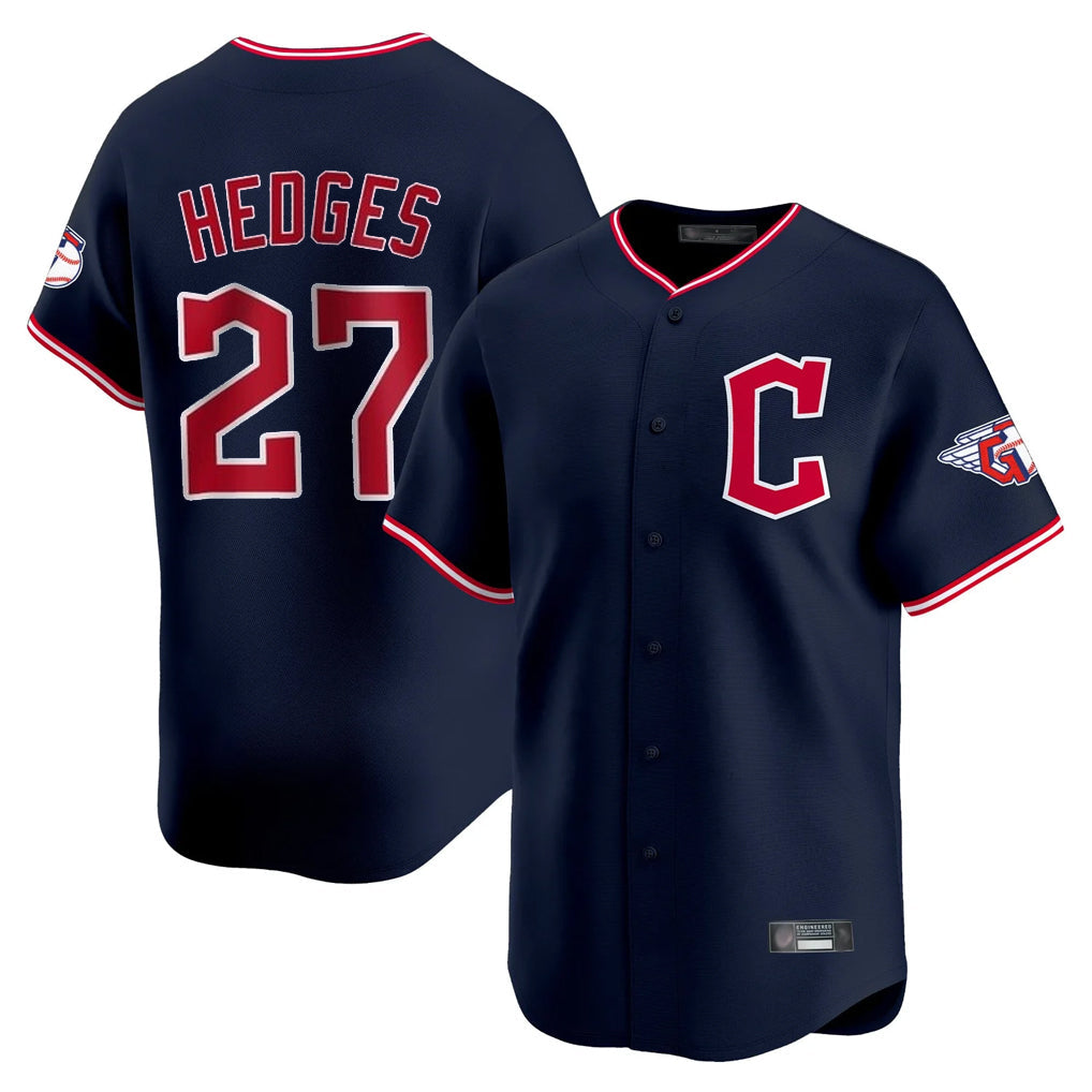 Arlishia C.Guardians #27 Austin Hedges Player Navy Limited Home Stitched Jerseys