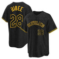 Arlishia C.Guardians #28 Tanner Bibee Player Black Snake Skin City Home Game Stitched Jerseys