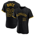 Arlishia C.Guardians #28 Tanner Bibee Player Black Snake Skin City Limited Elite Home Stitched Jerseys