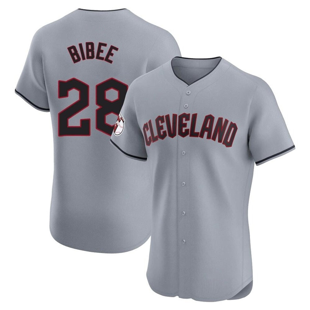 Arlishia C.Guardians #28 Tanner Bibee Player Gray Road Limited Elite Home Stitched Jerseys