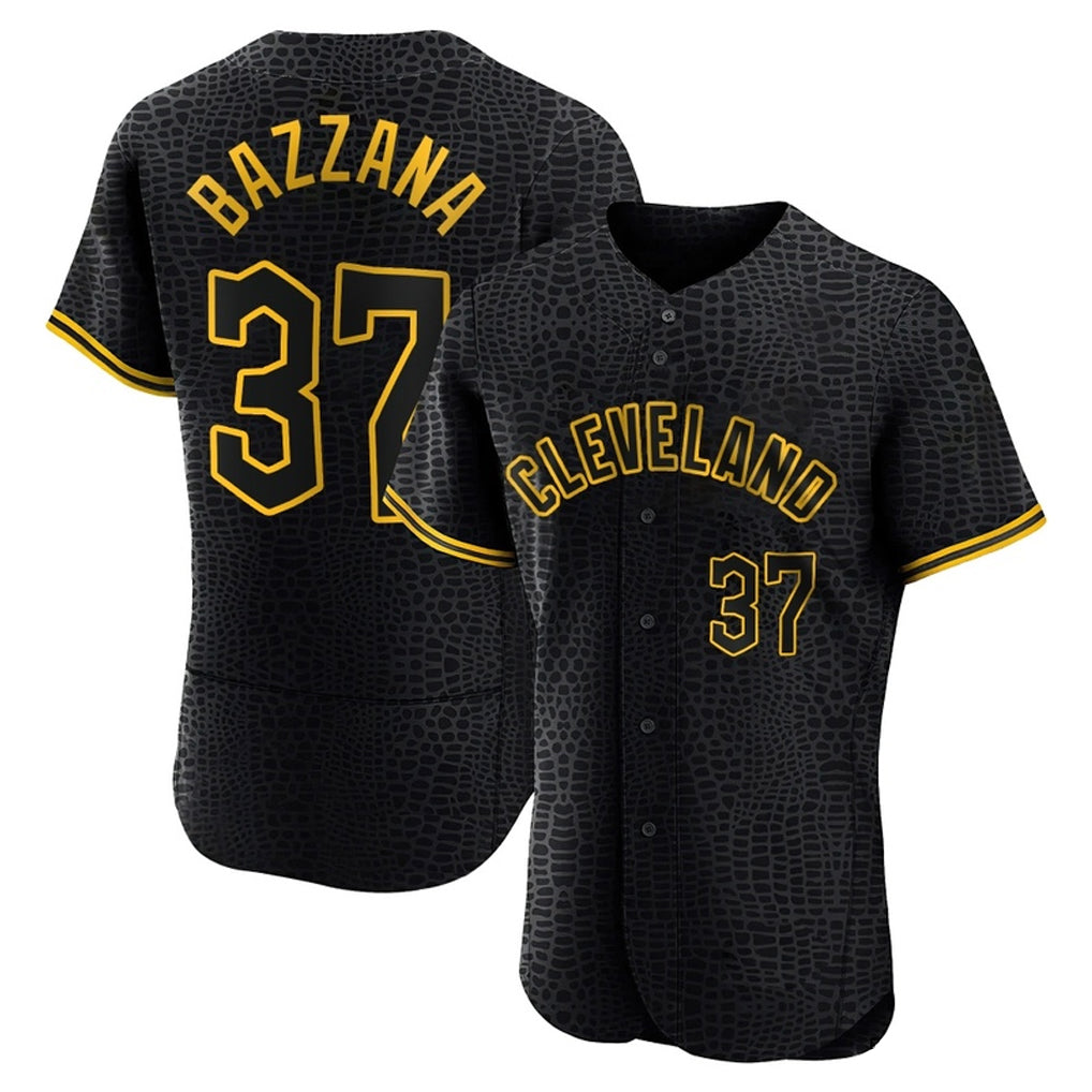 Arlishia C.Guardians #37 Travis Bazzana Player Black Snake Skin City Limited Elite Home Stitched Jerseys