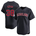Arlishia C.Guardians #38 Steven Kwan Player Navy Limited Home Game Stitched Jerseys