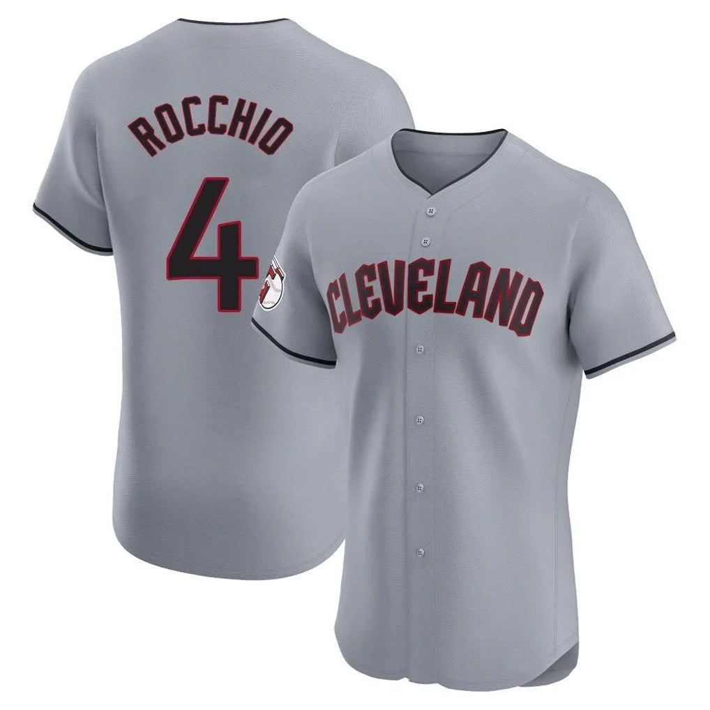 Arlishia C.Guardians #4 Brayan Rocchio Player Gray Road Limited Elite Home Stitched Jerseys