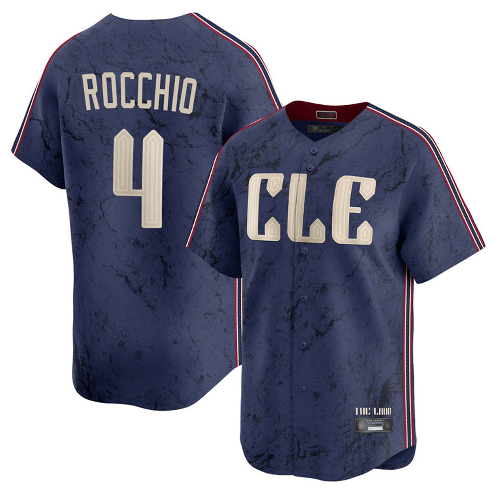 Arlishia C.Guardians #4 Brayan Rocchio Player Navy City Connect Limited Home Stitched Jerseys