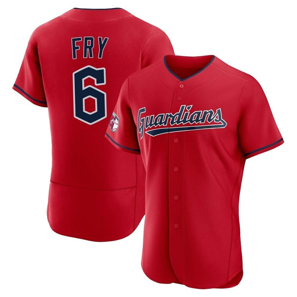 Arlishia C.Guardians #6 David Fry Player Red Limited Elite Home Stitched Jerseys