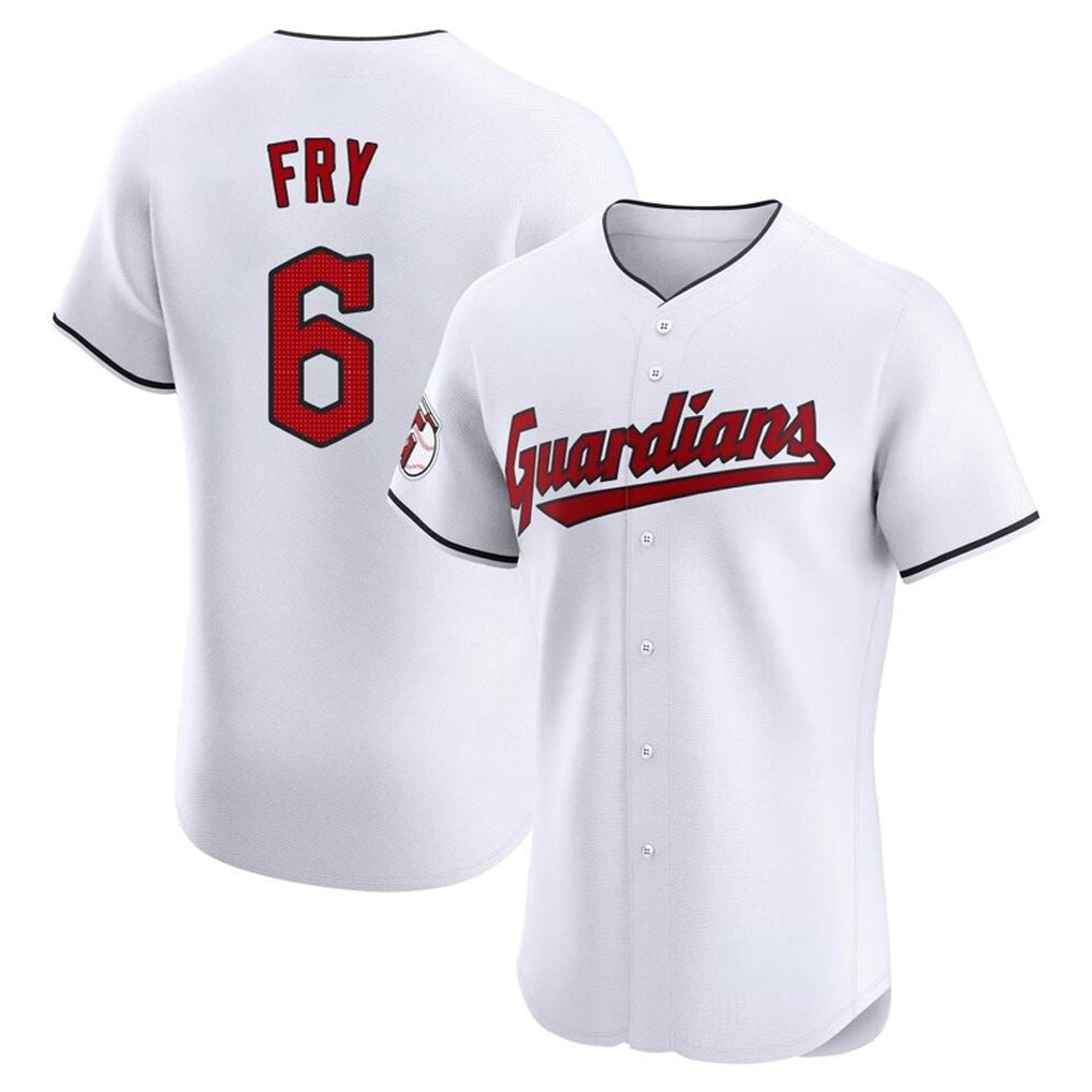 Arlishia C.Guardians #6 David Fry Player White Limited Elite Home Stitched Jerseys