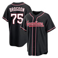 Arlishia C.Guardians #75 Connor Brogdon Player Black Fashion Out Home Game Stitched Jerseys